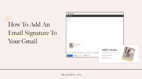 How to add an email signature to Gmail - 2021 #gmail #emailsignature #easy #quick