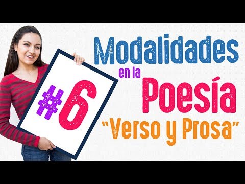 Verso y Prosa / Modalidades, Funciones y Contexto