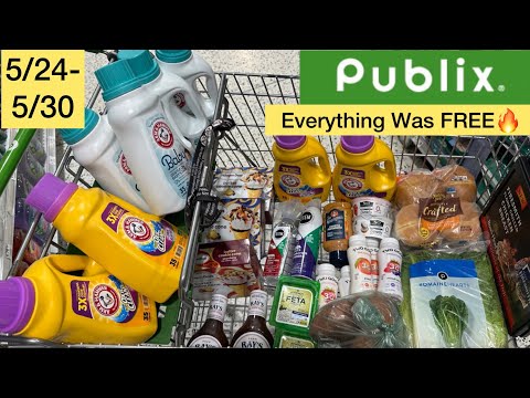 PUBLIX GROCERY DEALS FOR 5/24-5/30| EASY GROCERY DEALS| OVER $80 IN GROCERIES FOR FREE🔥