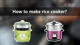 How to make rice cooker | Rice cooker production line #factory #wholesale #craft #production