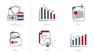 Business & Finance Animated Icons | After Effects - After Effects Template Videohive