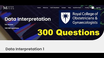 MasterMRCOG - Data Interpretation 282 SBA questions for MRCOG part 1 2023