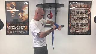 Boxing Hand Wrap Instructions