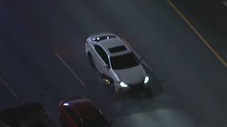 LIVE: Driver wanted for assault of police officer leads police on chase