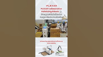 PLEXAR Collaborative Palletizing Robots: A Compact Solution for Large-Scale Production