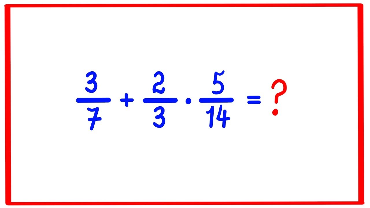 Expressão numérica com frações! #matematica #AgoraVocêSabe #dicasdemat