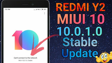MIUI 10 10.0.1.0 Global Stable Update For REDMI Y2