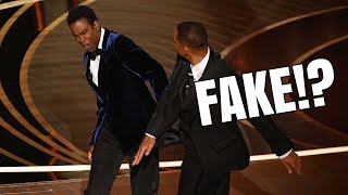 Will Smith Schiaffo da Oscar, è un fake! Tutto preparato, falso ve lo dimostro - #shorts