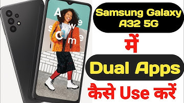 How to enable dual apps in Samsung Galaxy A32 5G || Samsung Galaxy A32 5G dual apps