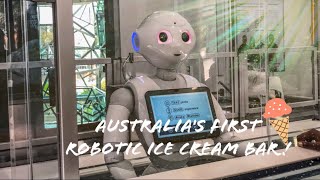 Robots serving ice cream|Niska Robotic Ice cream Bar|Melbourne, Australia