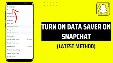 How To Turn On Data Saver On Snapchat