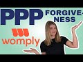 How do I get my PPP loan forgiven if I got it through Womply?
