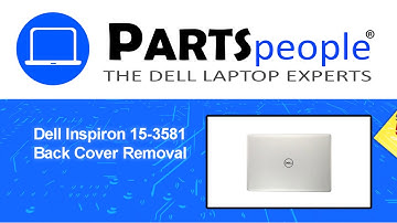Dell Inspiron 15-3581 (P75F005) Back Cover How-To Video Tutorial