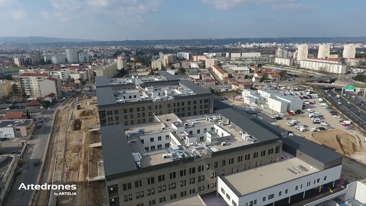 Projet Médipôle Lyon Villeurbanne - Vidéo drone