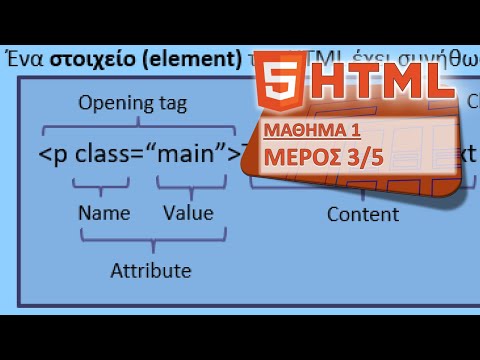 Βίντεο: Τι είναι το χαρακτηριστικό class στο HTML;