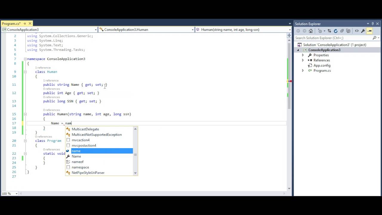Potentiel Specialisere forvridning C# Tutorial - Getters and Setters - YouTube