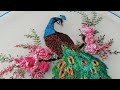 Blue Peacock: Hand Embroidery | Magic Stitches