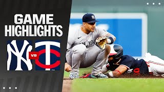 Yankees vs. Twins Game Highlights (5\/14\/24) | MLB Highlights