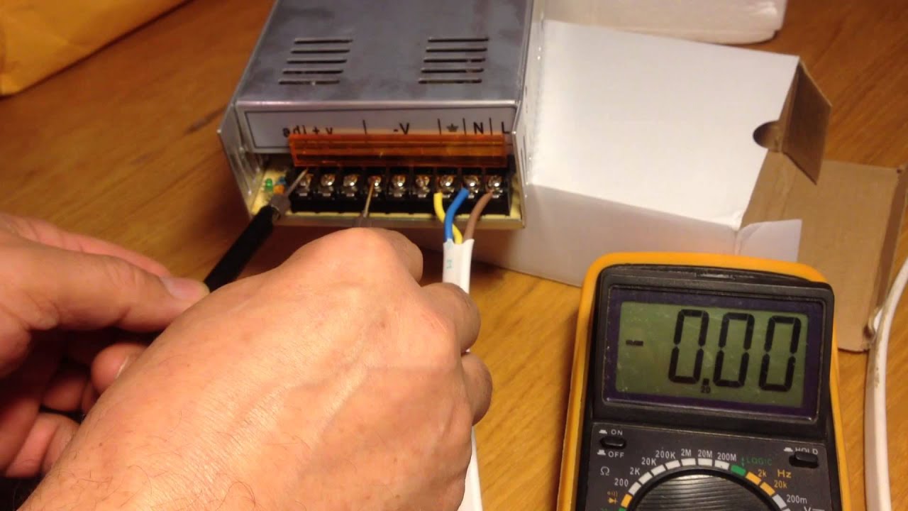 switch power supply S-360-24 - YouTube