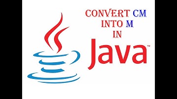Convert Cm (Centimeter) to m(Meter) in java