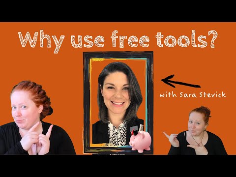 Why use free tools in L&D? Talking free stuff with Sara Stevick episode 1