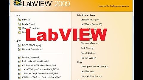 Beginners LabVIEW Tutorial 1: Getting Started with LabVIEW