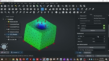FreeCAD FEM with Boolean Fragments