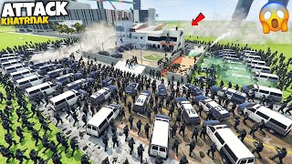 5-Star Police Attack on Franklin's Police Station House | Epic Fight | Indian Bikes Driving 3D 😱 screenshot 2