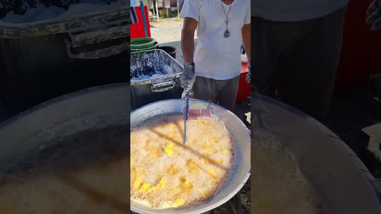 สูตรนี้เพิ่งเคยเห็น แป้งจุ่มน้ำกรอบข้ามวันชิ้นโคตรใหญ่แค่10บาท #streetfood #food #foodie #สร้างอาชีพ