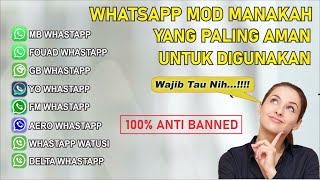 Pilihan WhatsApp MOD Terbaik Anti-Banned 2022-2030