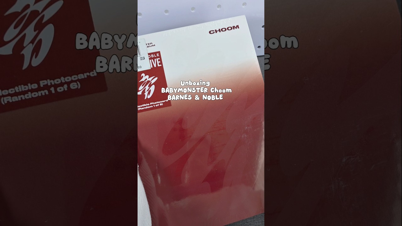 BABYMONSTER CHOOM 3rd Mini Album Crimson Version Barnes & Noble