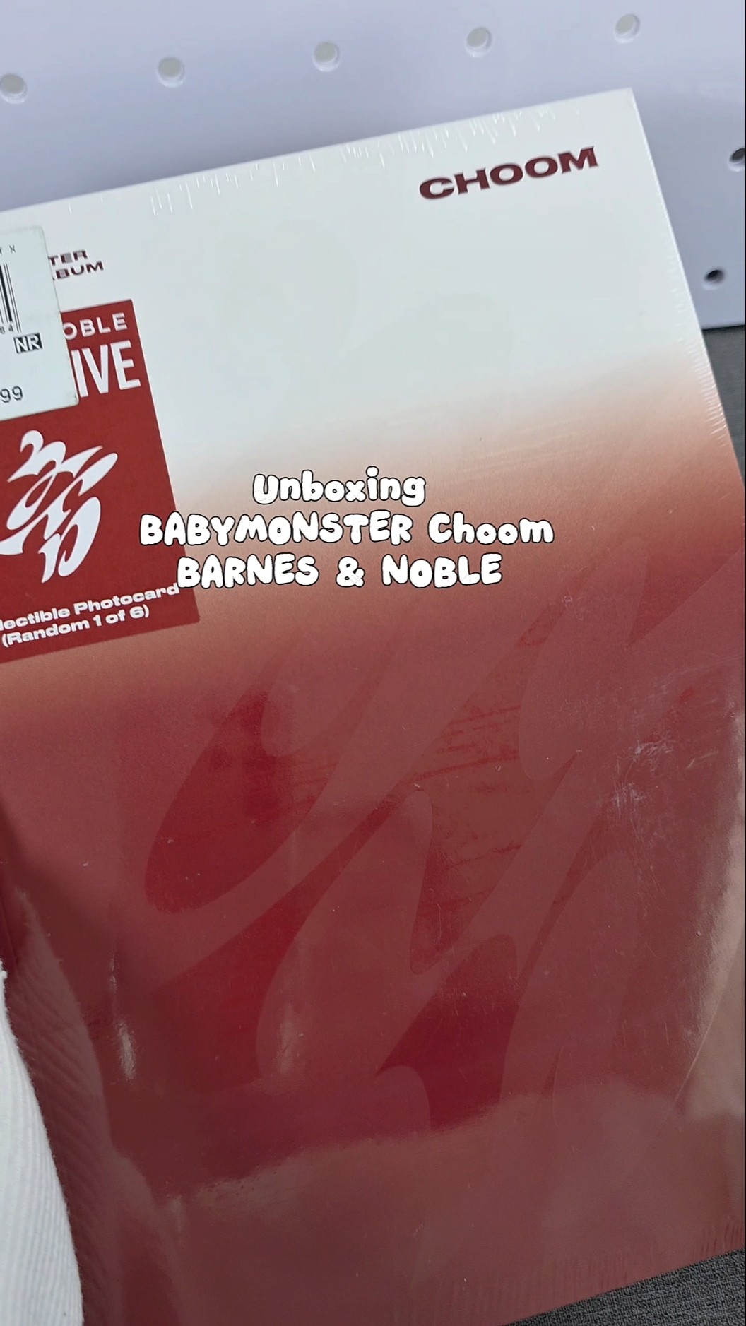 BABYMONSTER CHOOM 3rd Mini Album Crimson Version Barnes & Noble