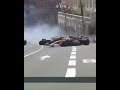Pov from both sergio perez  kevin magnussen during the f1 crash at monaco  shorts
