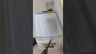 高圧洗浄機を使ってシロッコファンを簡単にキレイにします