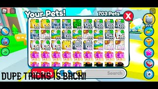 🌊*TUTORIAL*🔥 HOW to DUPE PETS in Pet Simulator X