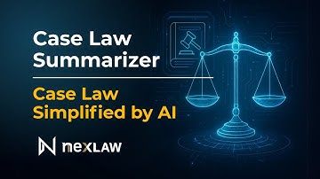 NexLaw AI Case Law Summarizer: Instant Legal Research Tool