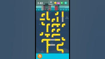 Smart puzzles pipes extra level 83 #how to solve pipes level 3-83