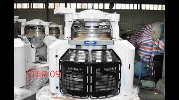 09 how to open the double jersey circular knitting machines