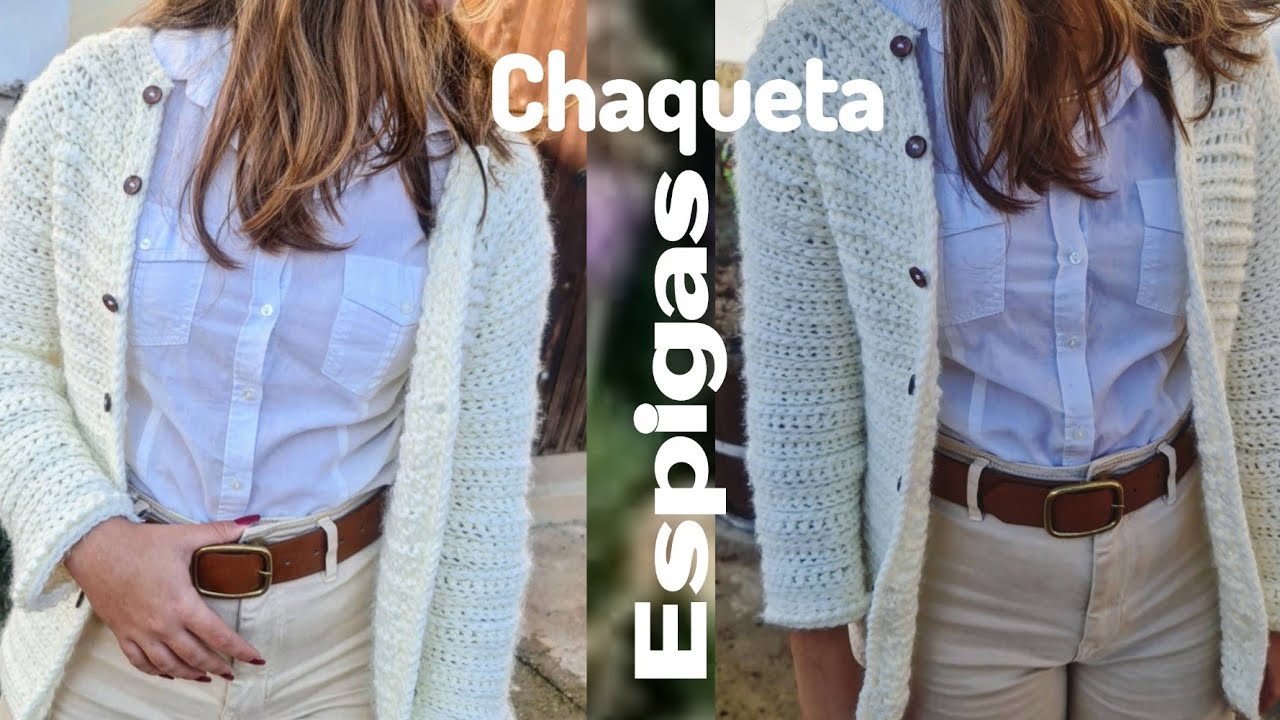 Cómo hacer una chaqueta a crochet, tomar la medida, sin costuras, topdown como calcular canesú