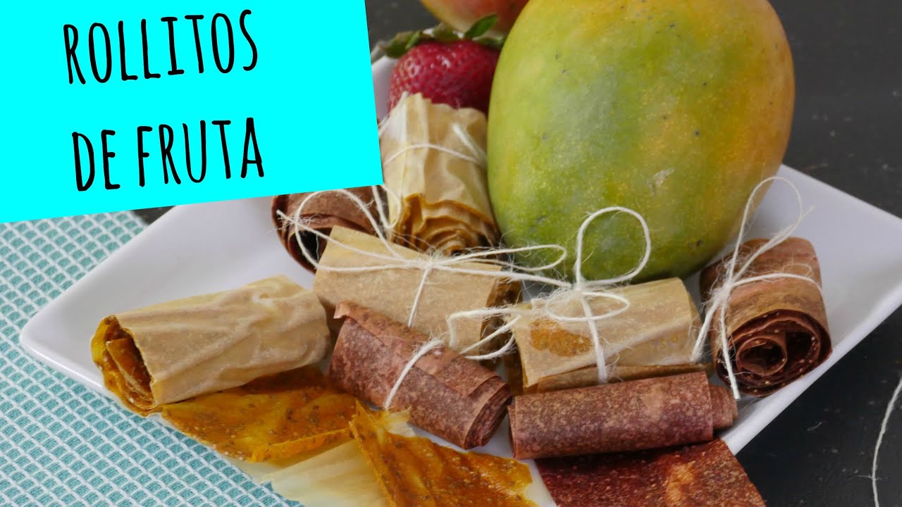 Rollitos de fruta (“fruit roll-ups“) - La Cooquette