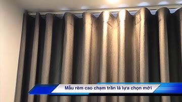 rèm vải lắp thanh ray trượt lắp âm trần - rèm vải tại Đà Nẵng