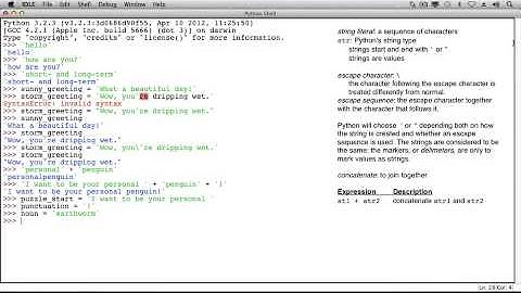 Type str | Learn to Program Fundamentals