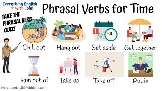 Time Vocabulary: Learn Phrasal Verbs Through Stories, English Practice Time