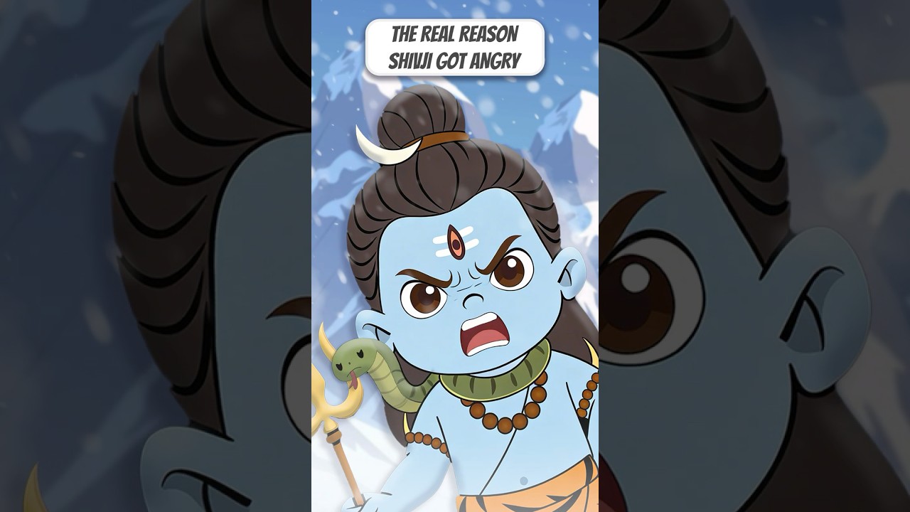 !! THE REAL REASON SHIVJI GOT ANGRY!! #Mahashivratri #Mahadev #ytshorts #funny