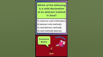 🔥 Java Interview Quiz Q-15: Crack Your #Java #Programming #Interview with These Tips & Hacks #Shorts