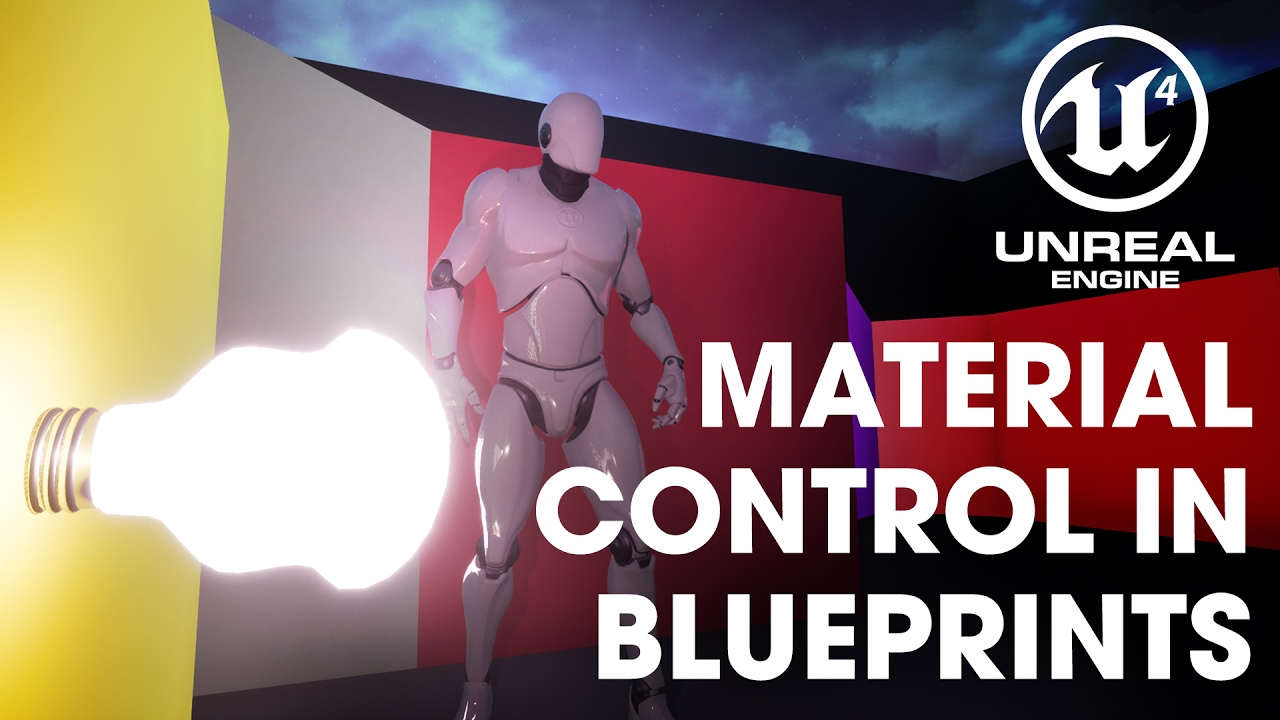Download UE4 Tutorial 101 — Control Materials in Blueprints