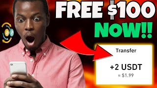 $100  Now!!! For FREE || New USDT Earning Site To Make Money Daily And WITHDRAW