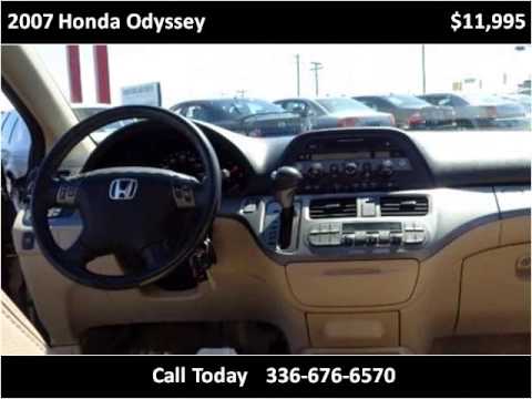 2007 Honda Odyssey Used Cars Greensboro NC - YouTube