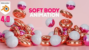 Blender Tutorial - Soft Body Physics in this Blender beginner