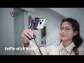 C16 Handheld Gimbal Stabilizer AI Face Tracking Smart Selfie Stick Tripod & Wireless Remote